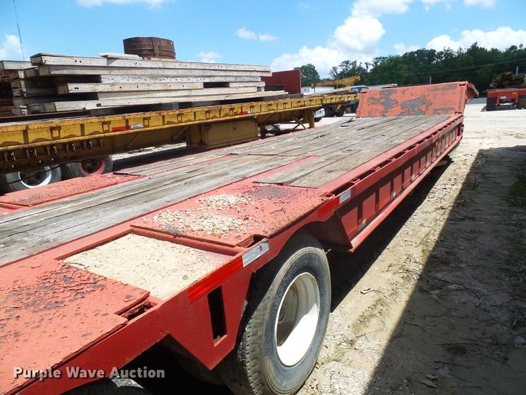image for item DI0510 1980 Load King drop deck equipment trailer