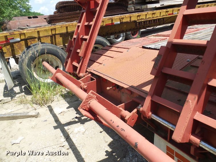 image for item DI0510 1980 Load King drop deck equipment trailer