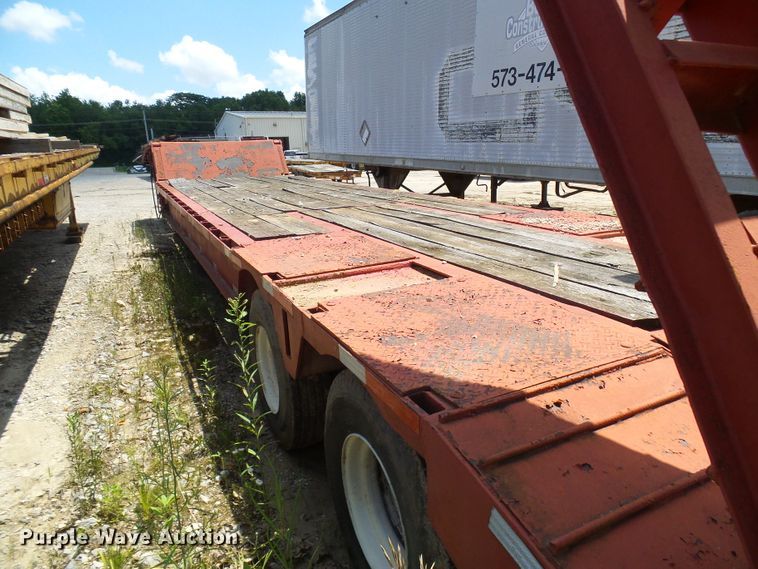 image for item DI0510 1980 Load King drop deck equipment trailer