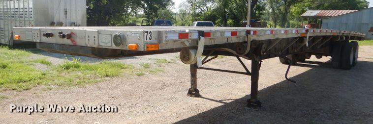 image for item ED9384 1995 Transcraft Eagle W2 flatbed trailer
