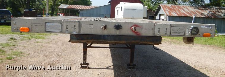 image for item ED9384 1995 Transcraft Eagle W2 flatbed trailer