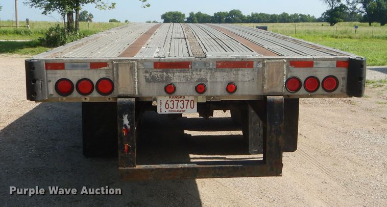 image for item ED9384 1995 Transcraft Eagle W2 flatbed trailer