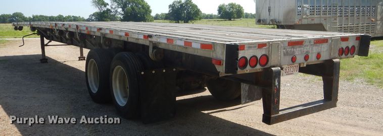 image for item ED9384 1995 Transcraft Eagle W2 flatbed trailer