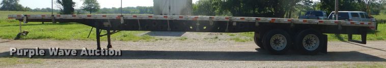 image for item ED9384 1995 Transcraft Eagle W2 flatbed trailer