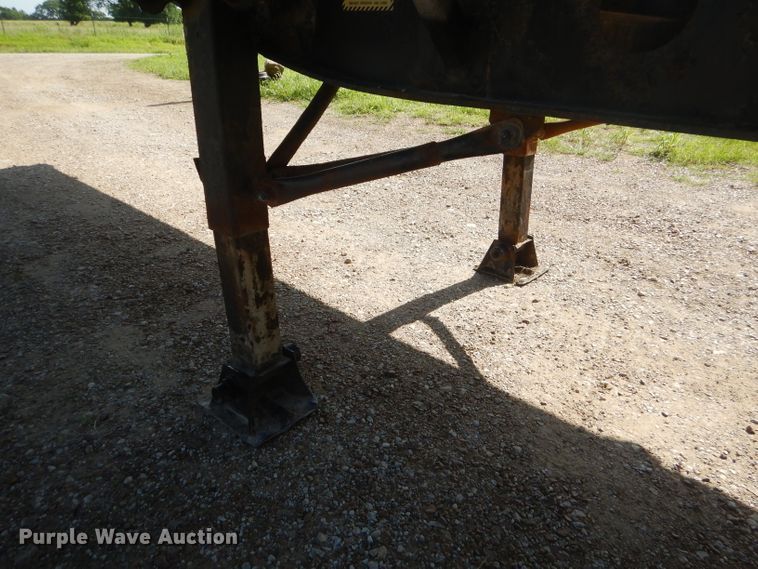 image for item ED9384 1995 Transcraft Eagle W2 flatbed trailer