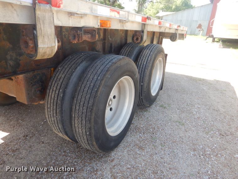 image for item ED9384 1995 Transcraft Eagle W2 flatbed trailer
