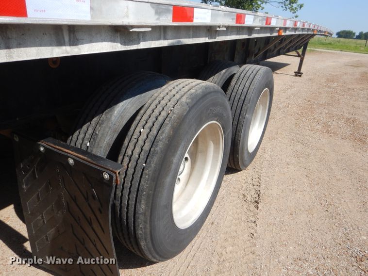 image for item ED9384 1995 Transcraft Eagle W2 flatbed trailer