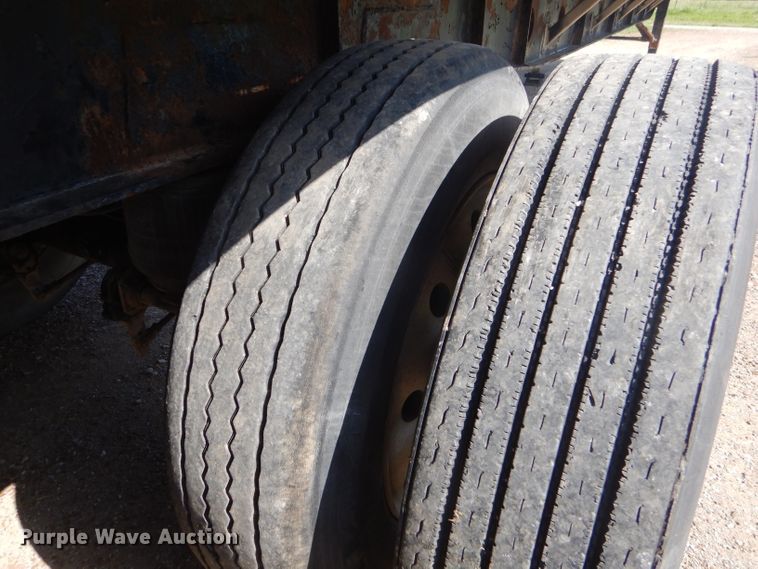 image for item ED9384 1995 Transcraft Eagle W2 flatbed trailer