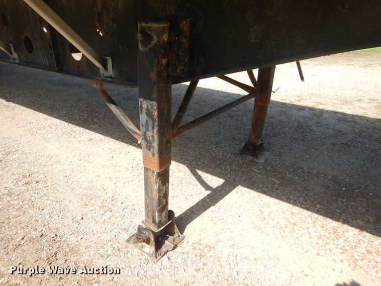 image for item ED9384 1995 Transcraft Eagle W2 flatbed trailer