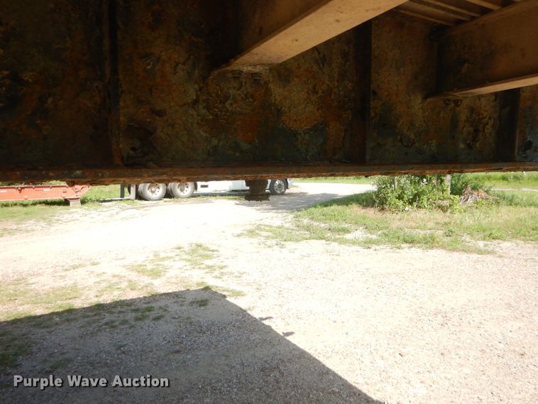 image for item ED9384 1995 Transcraft Eagle W2 flatbed trailer