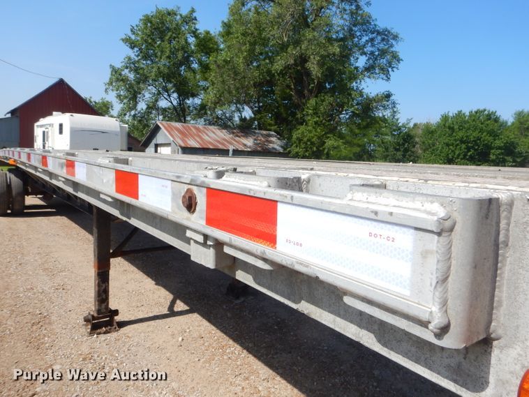 image for item ED9384 1995 Transcraft Eagle W2 flatbed trailer