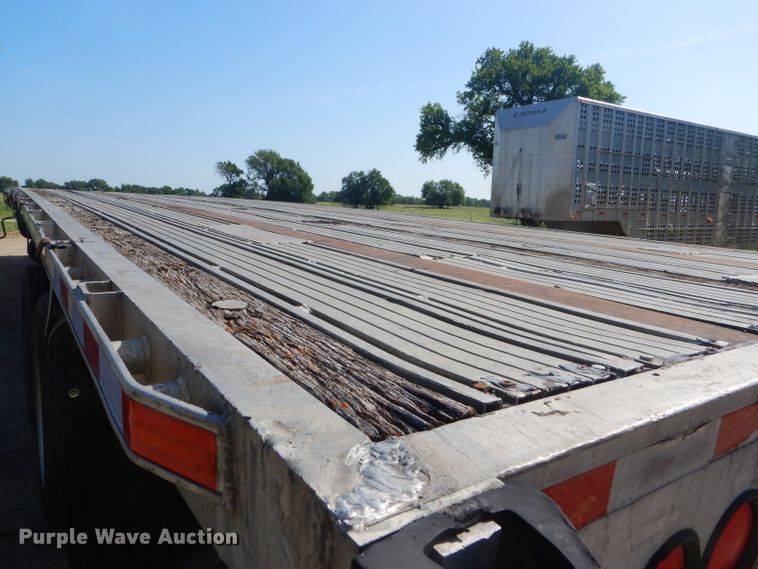 image for item ED9384 1995 Transcraft Eagle W2 flatbed trailer