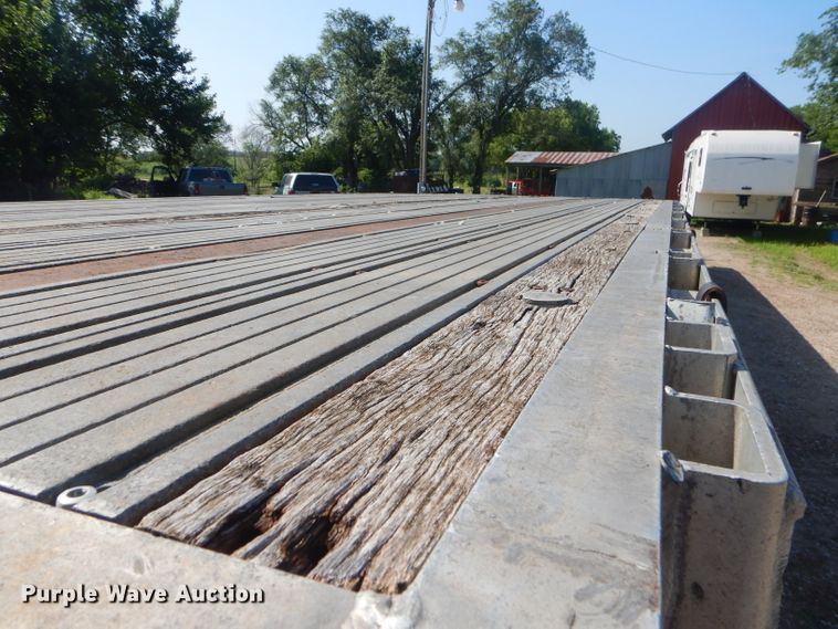 image for item ED9384 1995 Transcraft Eagle W2 flatbed trailer