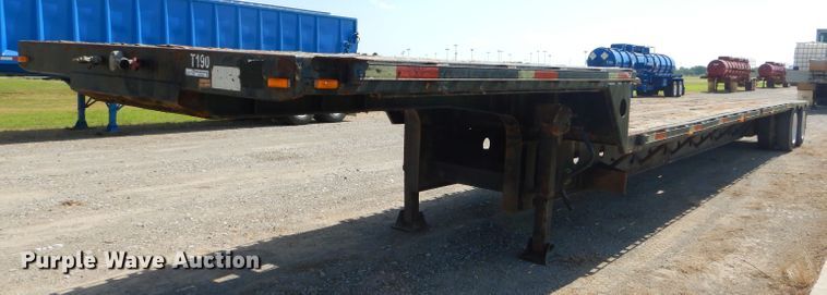 image for item ED9400 1999 Transcraft drop deck trailer