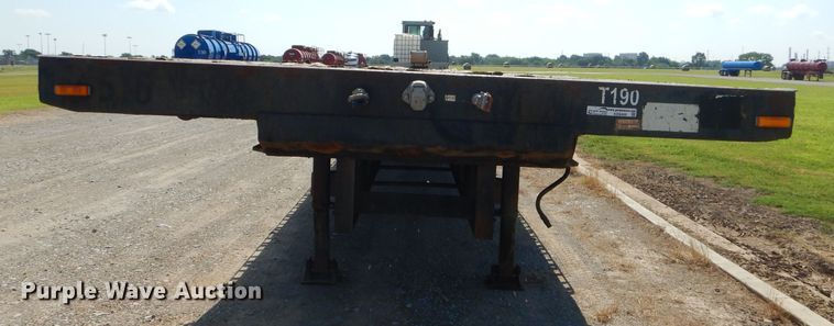 image for item ED9400 1999 Transcraft drop deck trailer