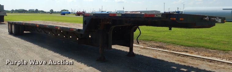 image for item ED9400 1999 Transcraft drop deck trailer