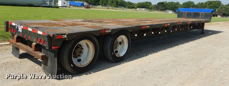 image for item ED9400 1999 Transcraft drop deck trailer