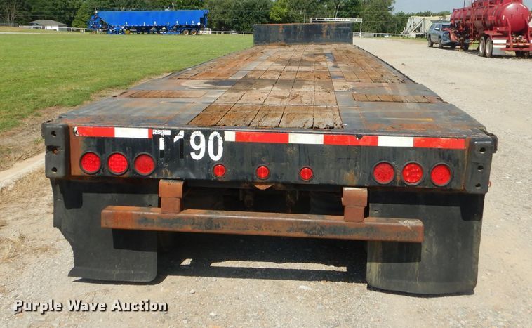 image for item ED9400 1999 Transcraft drop deck trailer