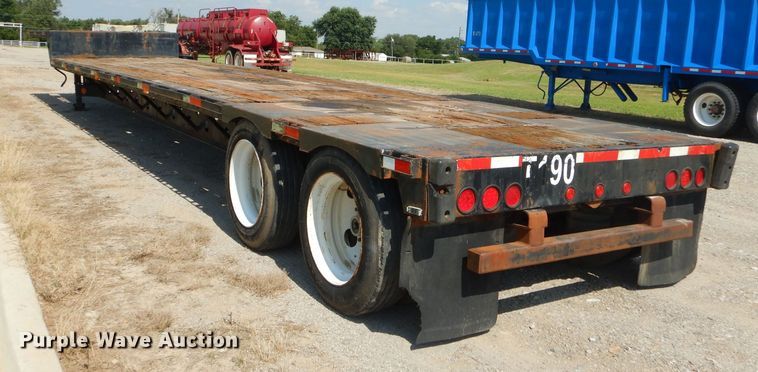 image for item ED9400 1999 Transcraft drop deck trailer