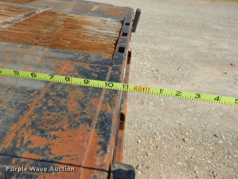 image for item ED9400 1999 Transcraft drop deck trailer