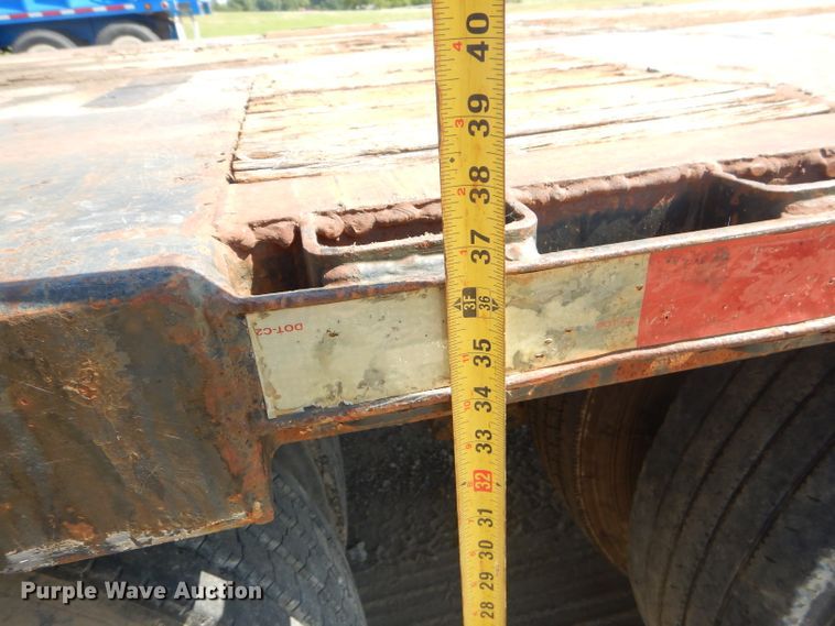 image for item ED9400 1999 Transcraft drop deck trailer