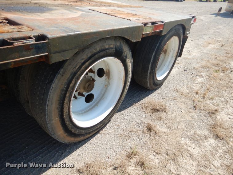 image for item ED9400 1999 Transcraft drop deck trailer