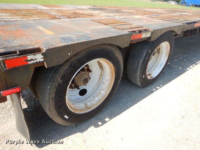 image for item ED9400 1999 Transcraft drop deck trailer