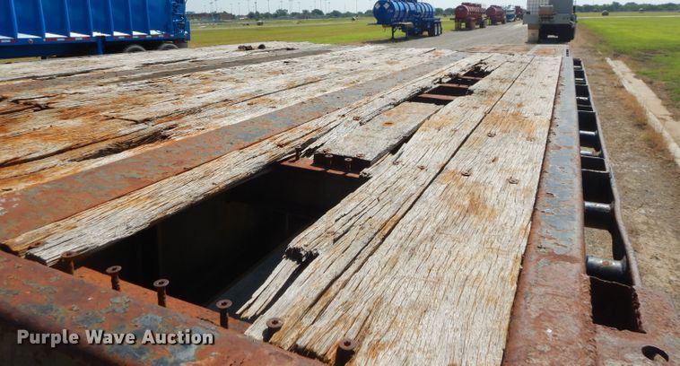 image for item ED9400 1999 Transcraft drop deck trailer