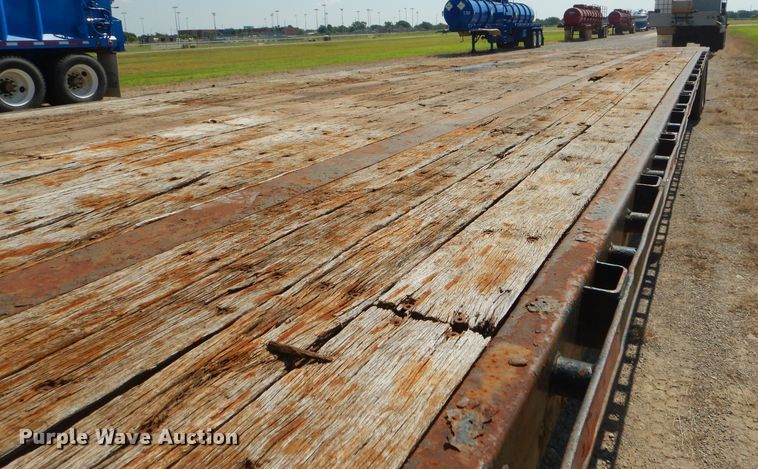 image for item ED9400 1999 Transcraft drop deck trailer