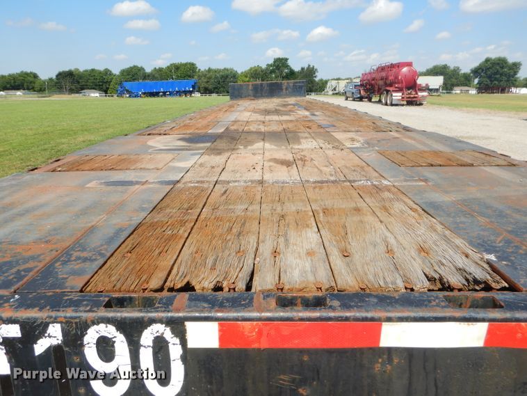 image for item ED9400 1999 Transcraft drop deck trailer