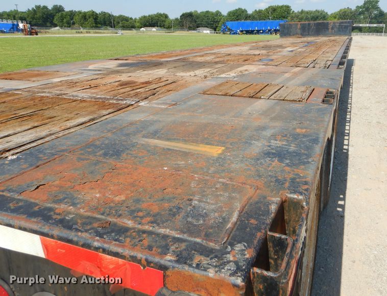 image for item ED9400 1999 Transcraft drop deck trailer