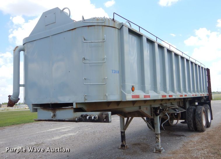 image for item ED9411 1981 Rogers end dump trailer