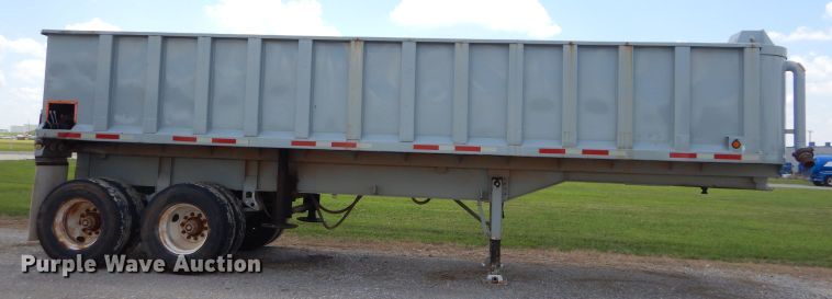 image for item ED9411 1981 Rogers end dump trailer