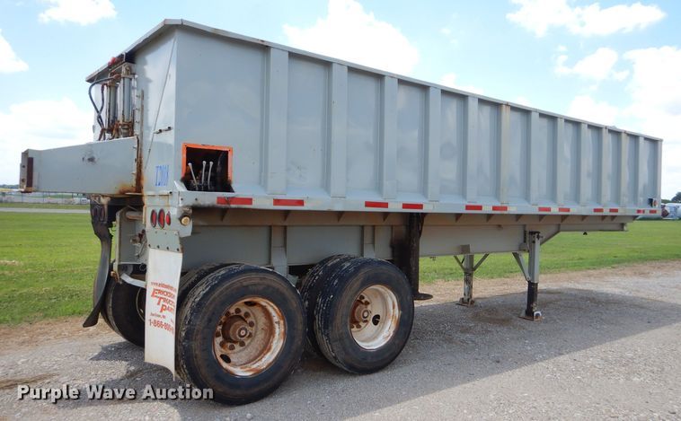 image for item ED9411 1981 Rogers end dump trailer