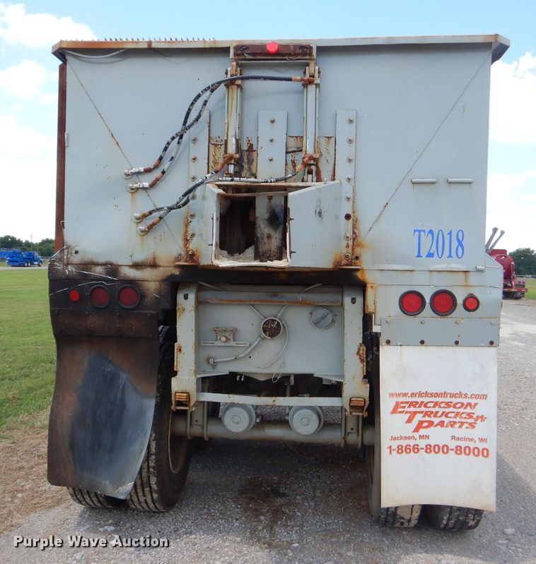 image for item ED9411 1981 Rogers end dump trailer
