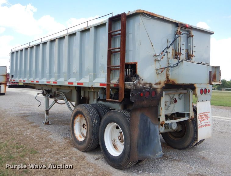 image for item ED9411 1981 Rogers end dump trailer