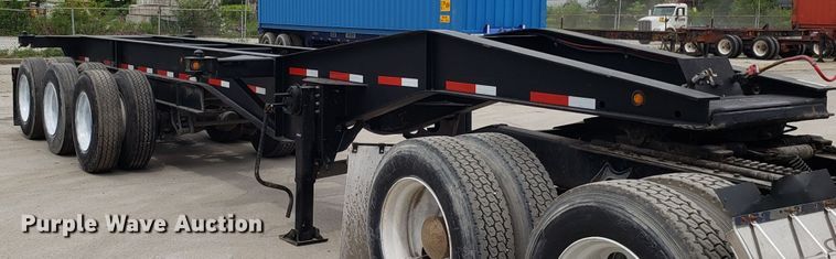 image for item ET9764 2001 Cheetah container chassis trailer