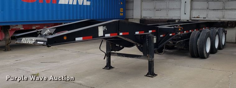 image for item ET9766 2001 Cheetah container chassis trailer