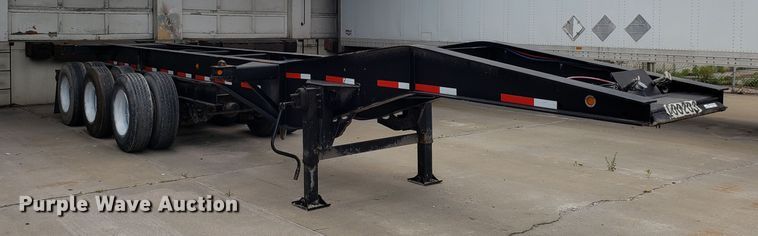 image for item ET9766 2001 Cheetah container chassis trailer