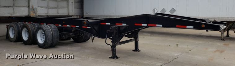 image for item ET9766 2001 Cheetah container chassis trailer