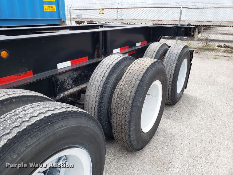 image for item ET9768 1999 Strick container chassis trailer