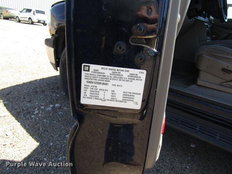 image for item DB4955 2005 Chevrolet Tahoe SUV