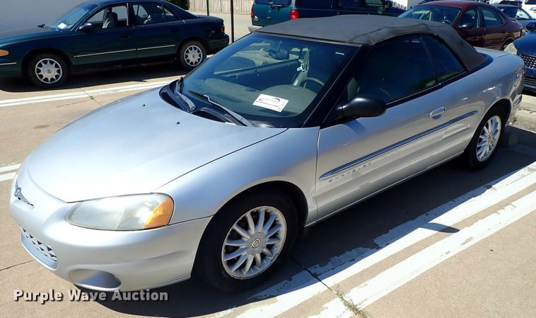 image for item DE5478 2001 Chrysler Sebring convertible