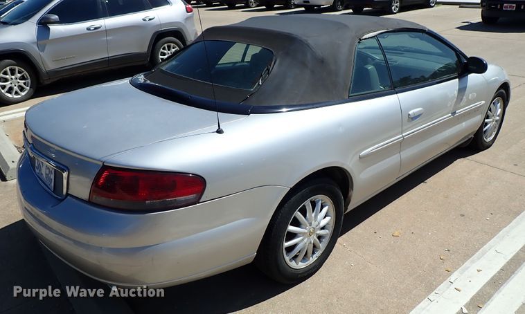 image for item DE5478 2001 Chrysler Sebring convertible