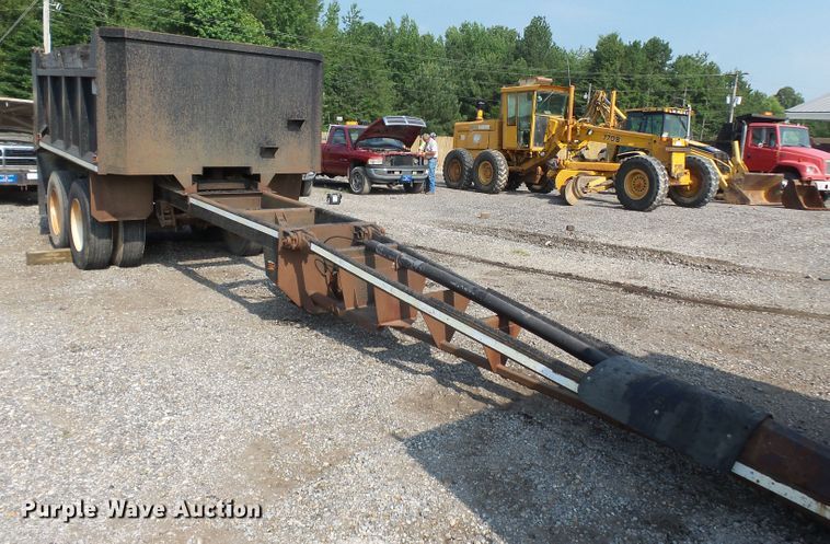 image for item DE7834 2004 Davis PDT12-7 end dump trailer