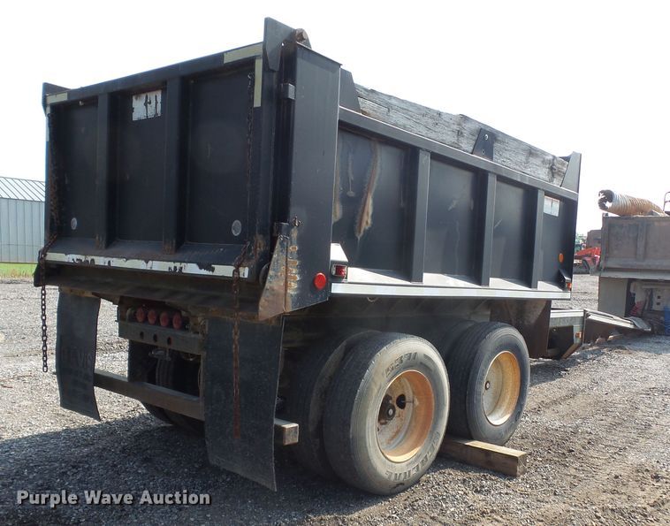 image for item DE7834 2004 Davis PDT12-7 end dump trailer