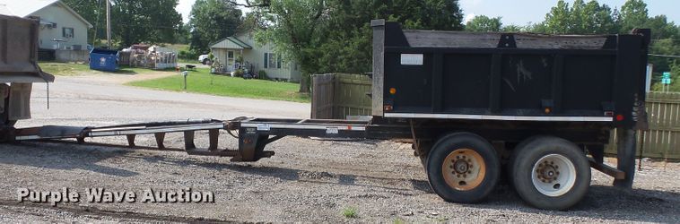 image for item DE7834 2004 Davis PDT12-7 end dump trailer