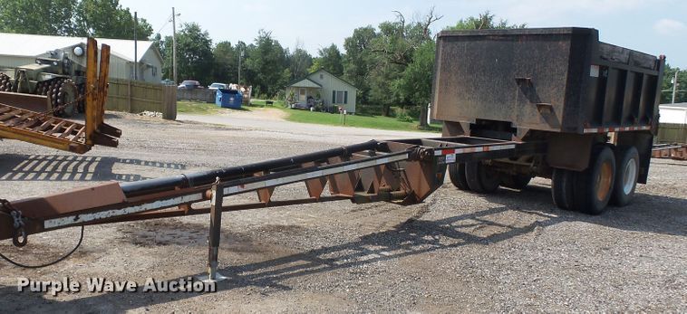 image for item DE7835 2004 Davis PDT12-7 end dump trailer