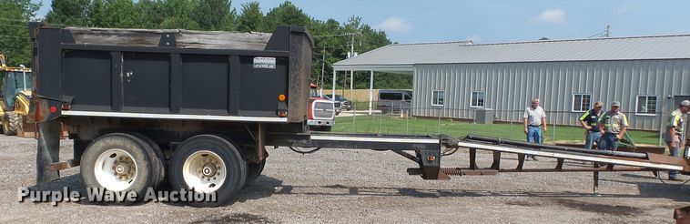 image for item DE7835 2004 Davis PDT12-7 end dump trailer