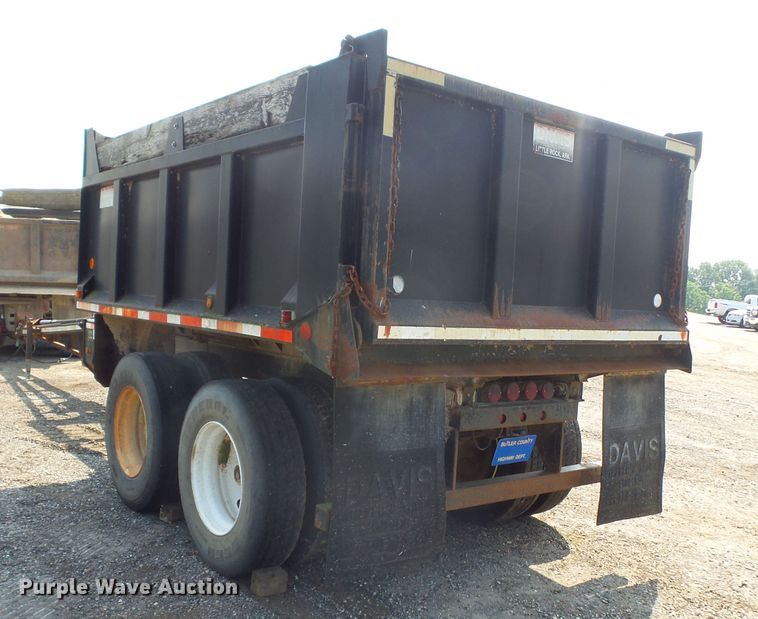 image for item DE7835 2004 Davis PDT12-7 end dump trailer